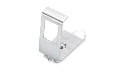 DIN rail adapter for 1x Keystone module 