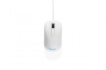 CM10, wired 3-button mouse, with scroll wheel, 1.9 m cable length, 1000 DPI 