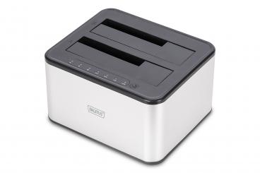 USB 3.0 dual SATA HDD docking station 2.5"/ 3.5 