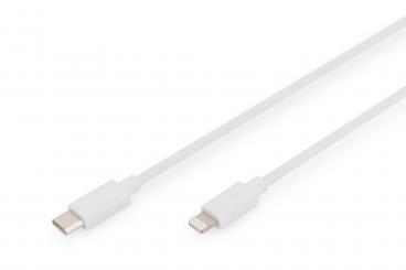 Data / Charger Cable, USB-C - Lightning, MFI 