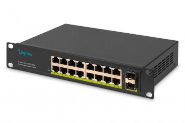 10" Gigabit 16-Port Unmanaged Switch with 2× 1G SFP 