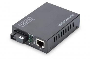 Bidirectional Gigabit Media Converter, RJ45 / SC 
