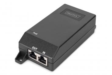 Gigabit Ethernet PoE+ injector, 802.3at, 30 W 