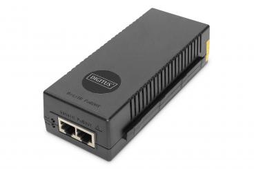10 Gigabit Ethernet PoE+ Injector, 802.3at, 30 W 