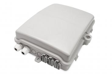 FTTH Outdoor Distribution Box for 24 LC/Duplex, SC/ Simplex couplers 