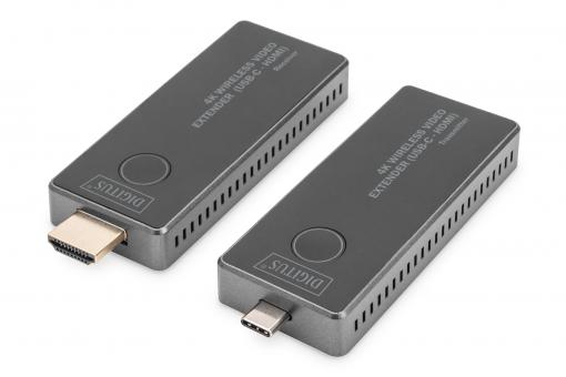 4K Wireless Video Extender, 30 m (USB-C - HDMI), 4K/30Hz 
